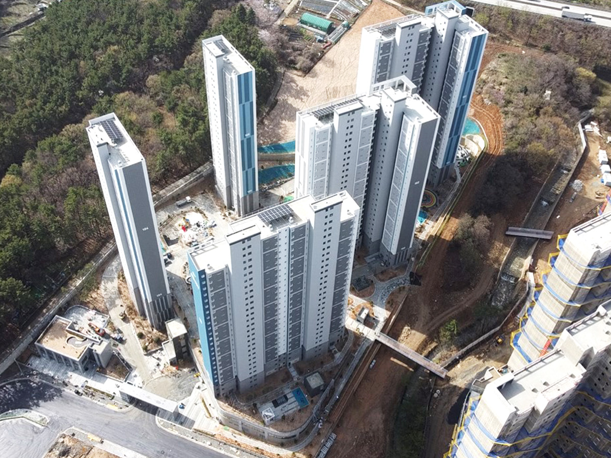 창원 성산 삼정그린코아 포레스트 공사현장 2024년 3월